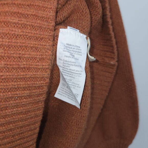 Madewell Dotted Eaton Puff-Sleeve Pullover Sweater Cotton-Merino Yarn Small - Picture 5 of 5